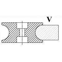 Профильная фреза сегментная гранит V20 #0