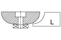 Профильная фреза сегментная гранит L20 (L30)